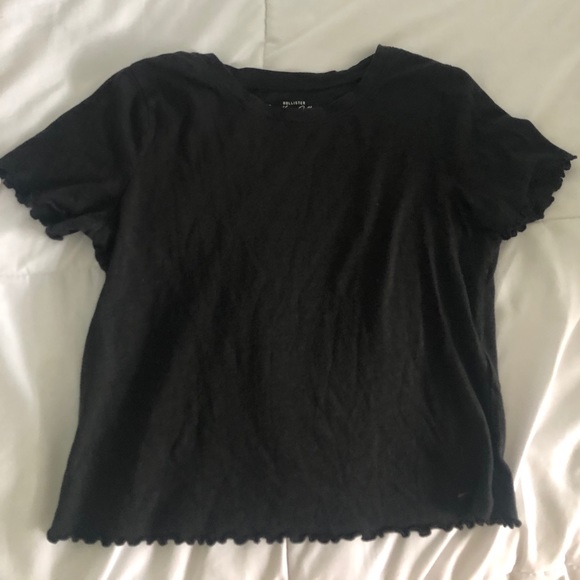 Hollister Tops - Hollister Cropped Shortsleeved With Ruffles